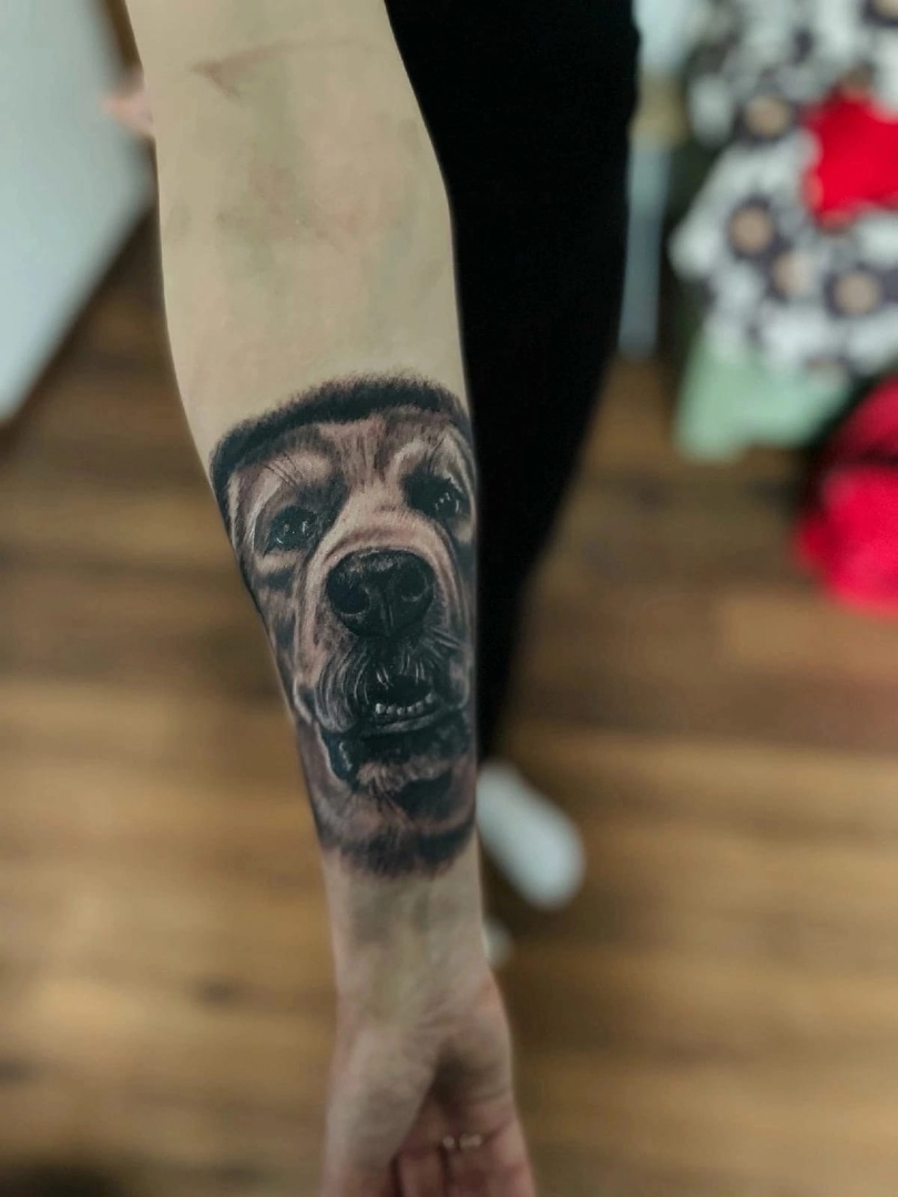 Собака в стиле "реализм"