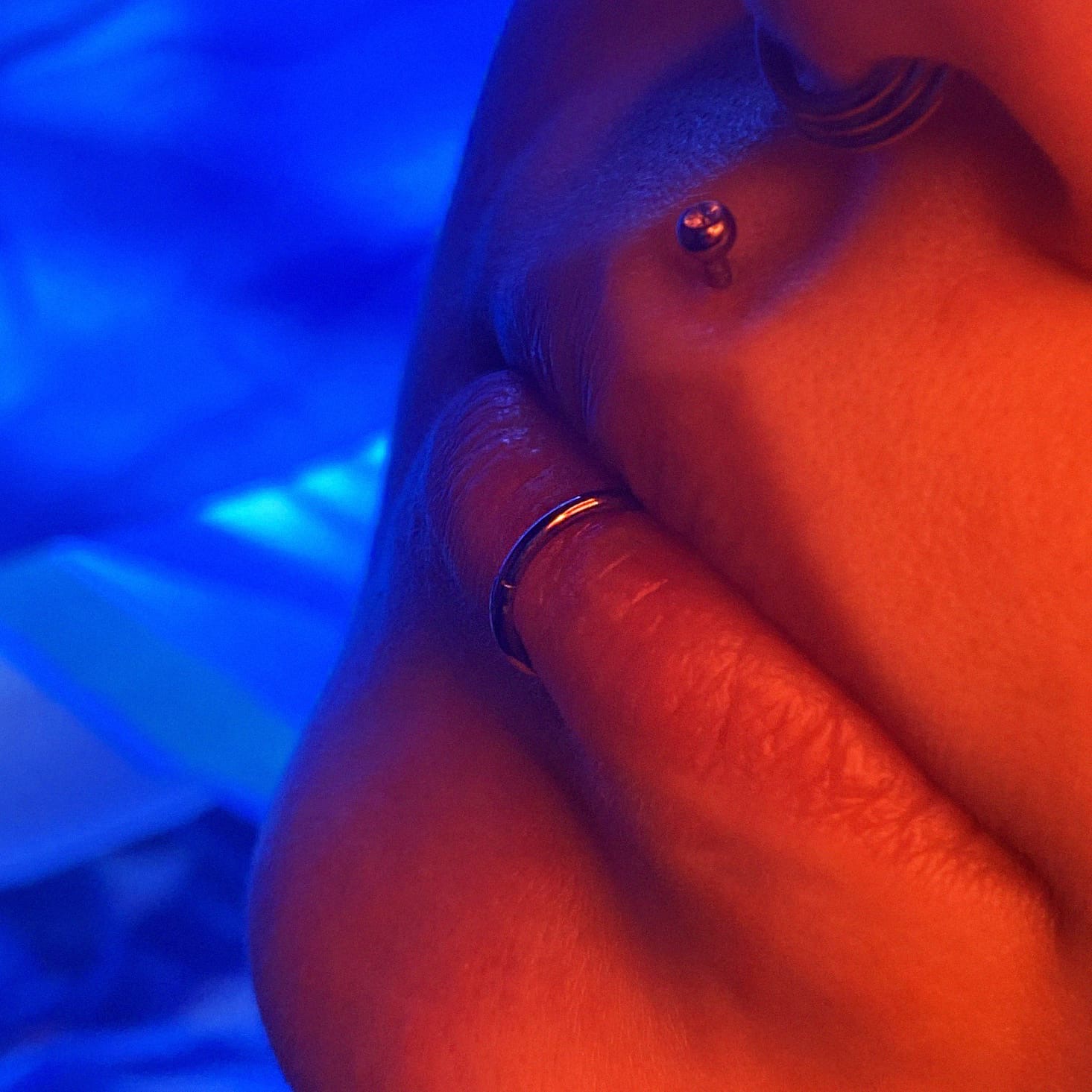 Пирсинг губы снизу, "медуза" и "септум"