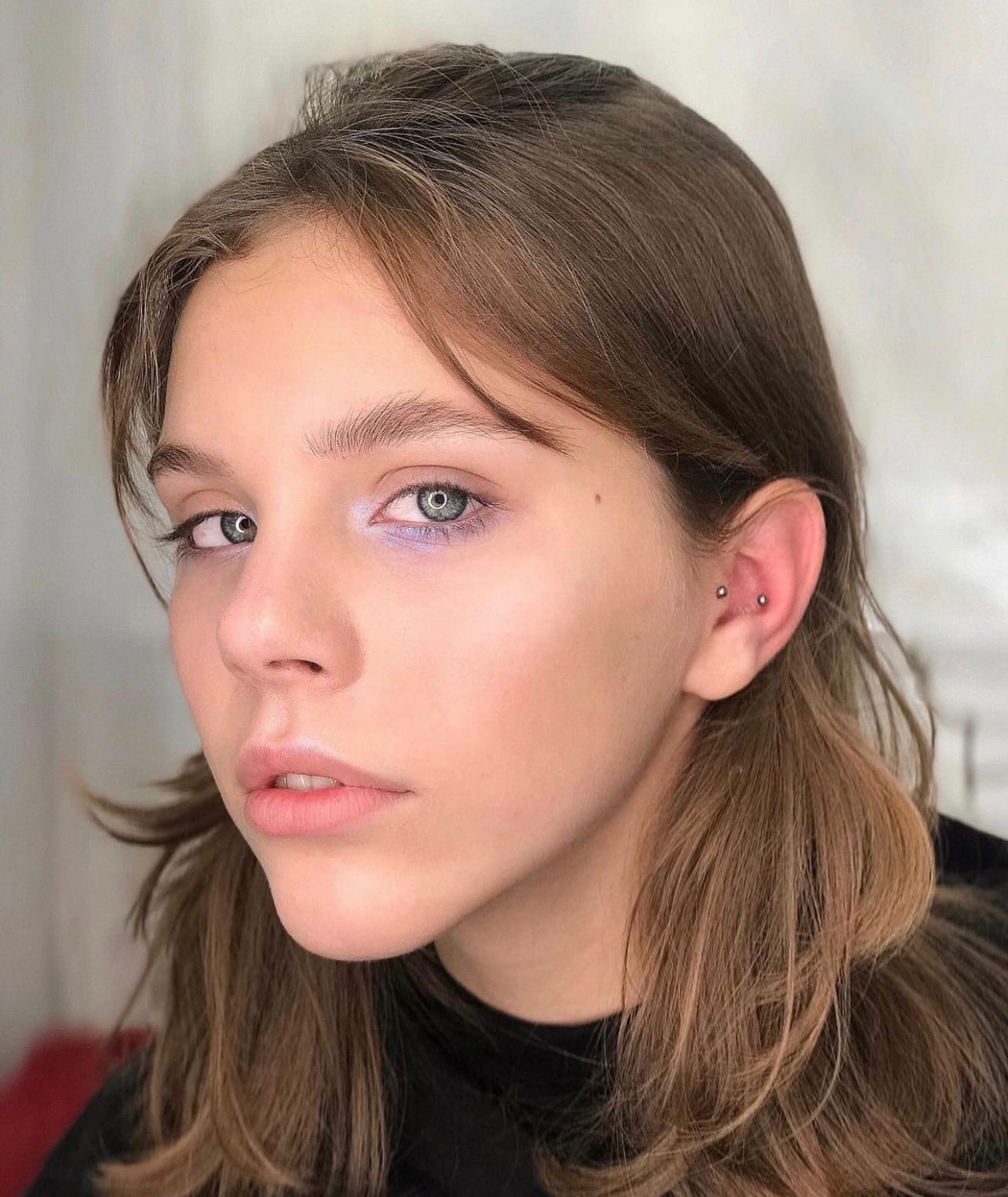   Пирсинг "трагус" и "конч" от  Юли