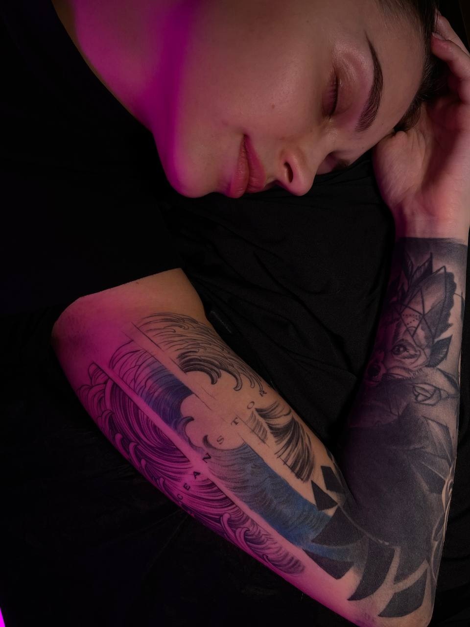   Волны стиль: цветная графика