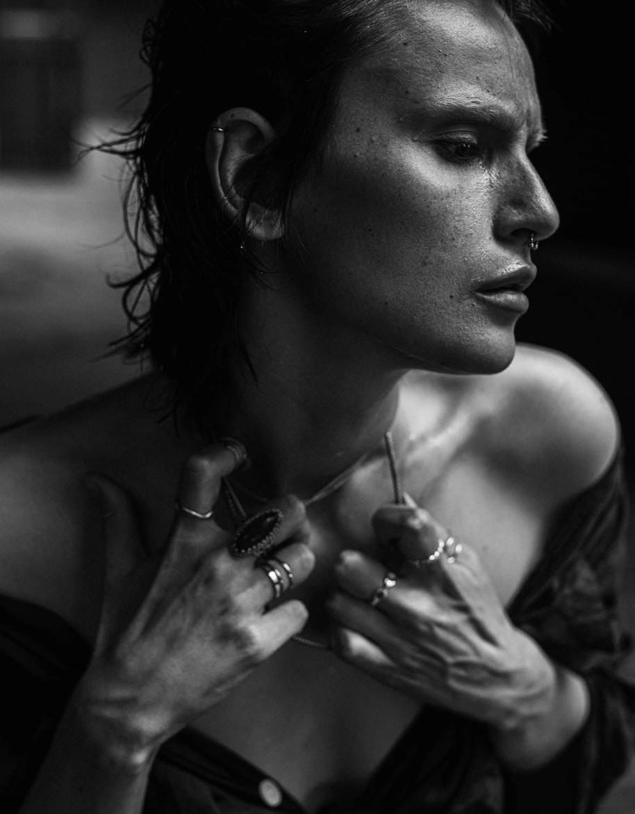 Пирсинг септум и хеликс