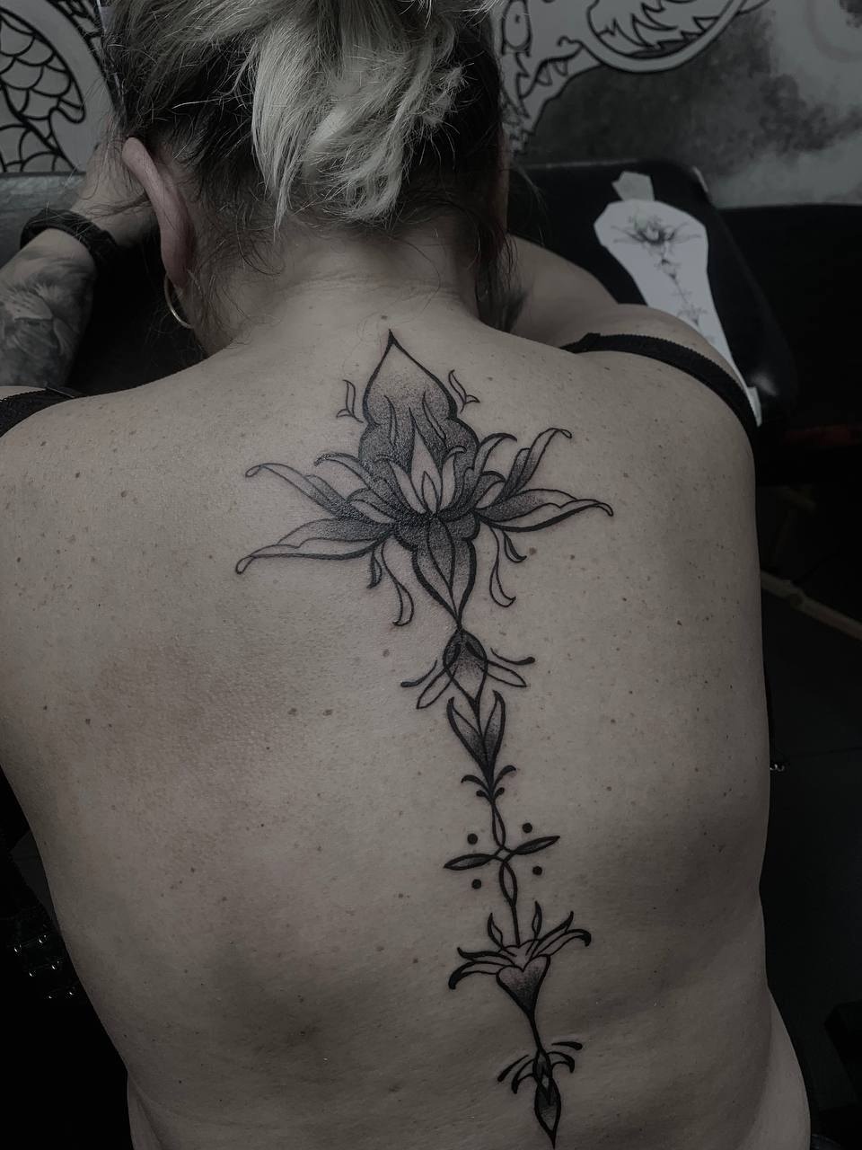 Лотос спина