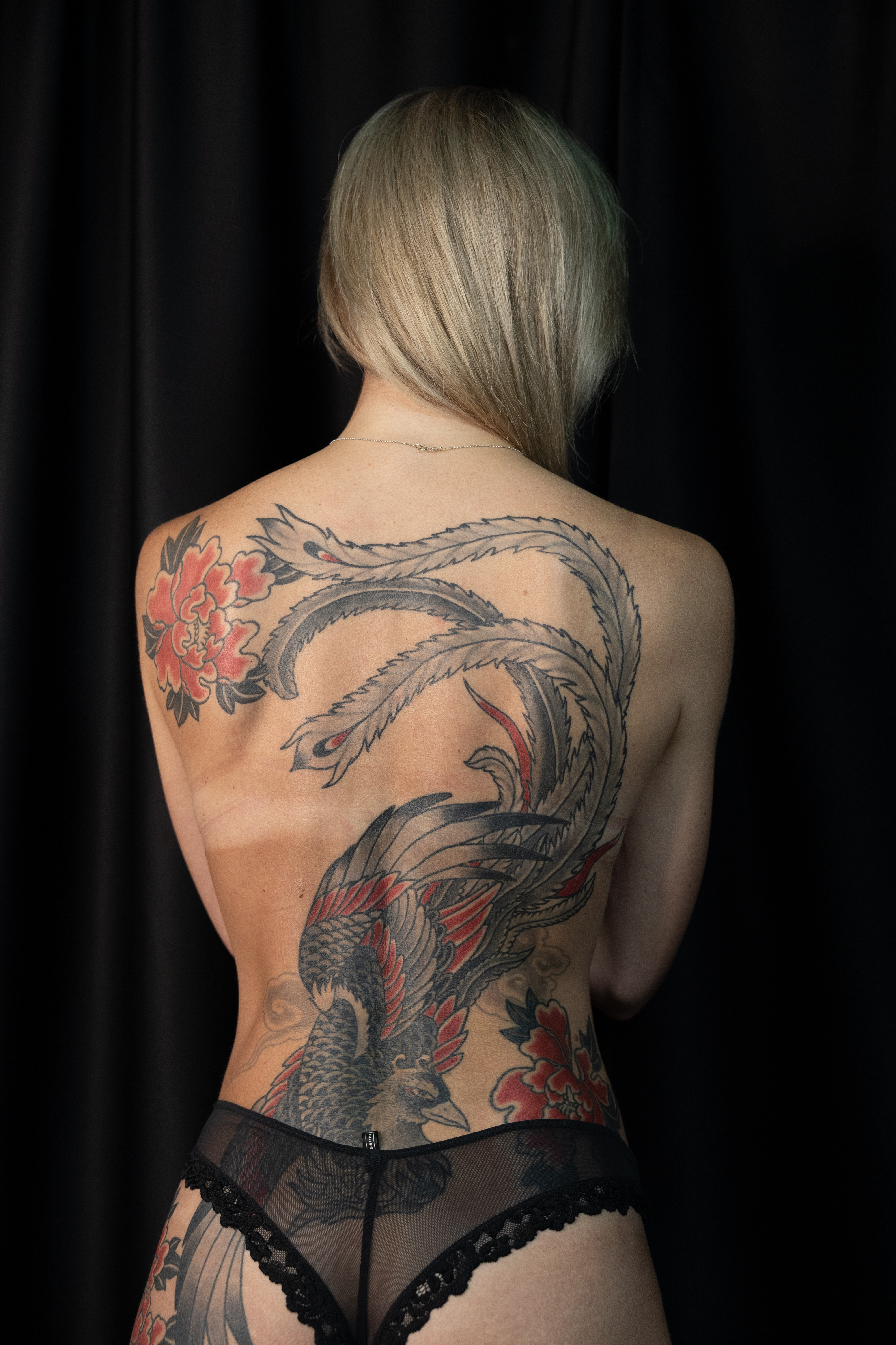 Тату на спине