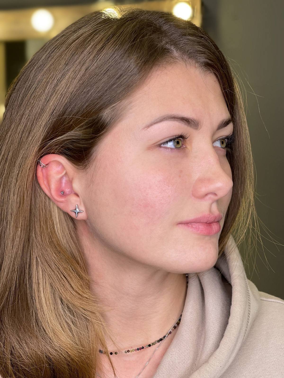   Пирсинг "конч" от Юлии